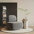 Single sofa 3d model