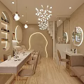 Elegant Modern Relaxing SPA Sauna Interior With Warm Lighting And Natural Decor
