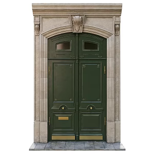Retro Villa Gate 3d model