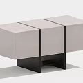 Modern Minimalist Entryway Console Cabinet With Three Compartments Black Accent Strips And Stable Base