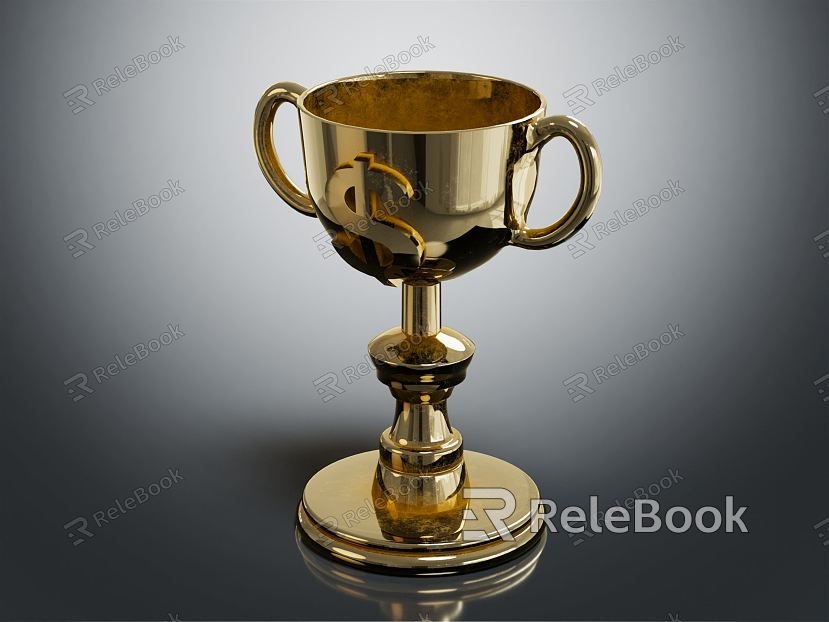 Light Luxury Trophy Award Trophy model