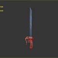 Detailed Metal Knife Design With Wooden Handle And Sharp Blade