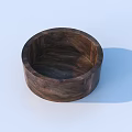 Fresh Natural Dates in Wooden Bowl with Some Scattered Around