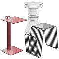 Coffee table side table coffee table combination corner table 3d model