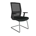 Modern Ergonomic Mesh Back Office Chair With Adjustable Arms And Comfortable Seat