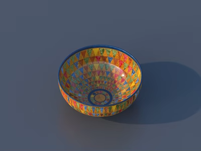 Bowl daily necessities 3D model 3d model