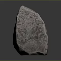 Unique Artistic Stone Sculpture With Intricate Carved Patterns And Textured Detail
