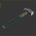 Hammer Horn Hammer Hammer Nail Rinker Hammer Hammer Hammer Hammer Rusty Hammer 3d model