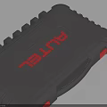 Black Autel Tool Case With Red Logo Hand Grip And Protective Ridges 3d model