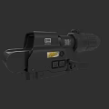 Advanced Tactical Weapon Scope With Adjustable Lens And Mounting Bracket