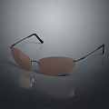 Elegant Jewelry Sunglasses With Pink Lenses And Modern Metal Frame Design
