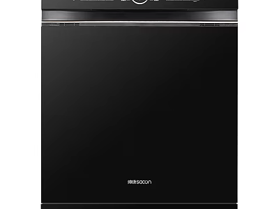 Rinnai Black Kitchen Oven With Smooth Surface And Control Panel 3d model