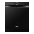 Rinnai Black Kitchen Oven With Smooth Surface And Control Panel 3d model