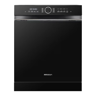 Rinnai Black Kitchen Oven With Smooth Surface And Control Panel 3d model