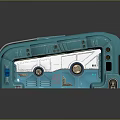 Futuristic Teal Gate Design With Mechanical Panels Circular Components Number 42 And Red Lights