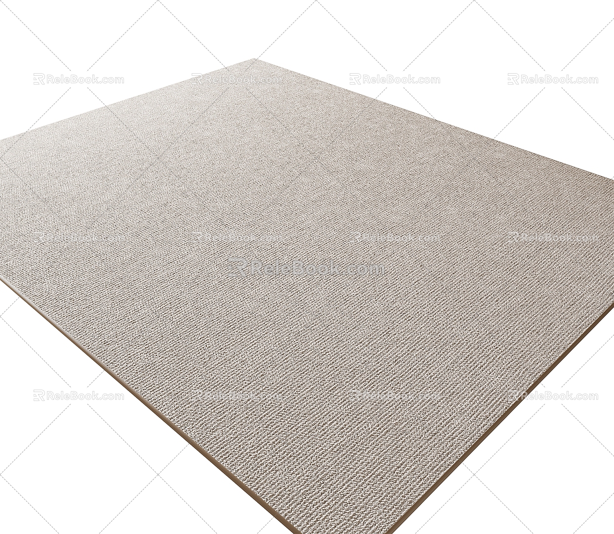 square carpet 3d model