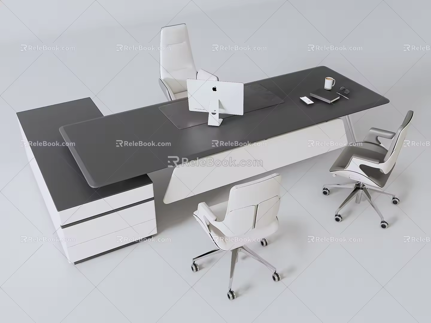 Manager Desk 3d model