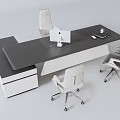 Manager Desk 3d model