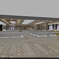 Spacious Modern Hotpot Restaurant Interior With Buffet Counters And Bright Lighting