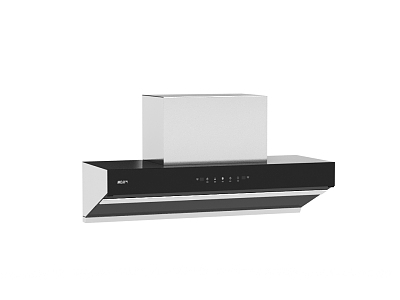 Modern smoking machine range hood 3d model