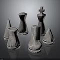 Modern Design Chess Pieces Set For Home Decor Living Room Tabletop