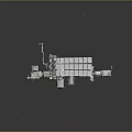 Advanced Space Station Equipment Featuring Solar Panels And Integrated Modular Structures 3d model