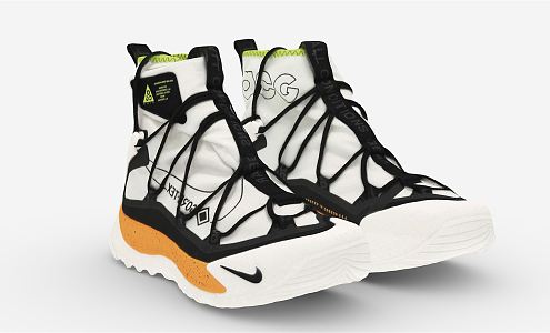 Modern Shoes Nike sneaker 3d model