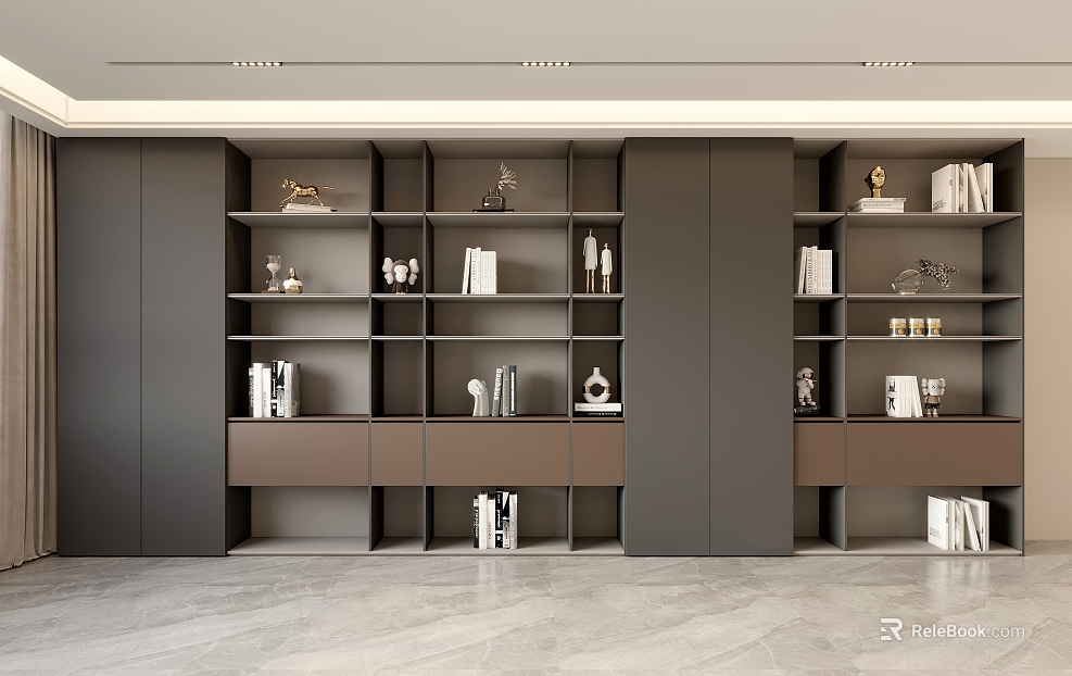 Modern Italian Bookcase texture