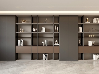 Modern Italian Bookcase 3d model