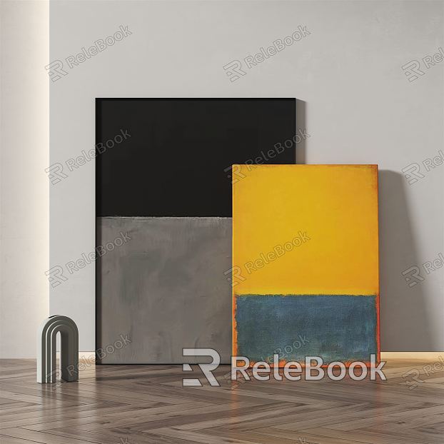 Modern abstract painting simple decorative painting model