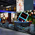 Modern Booth Hand Tour Booth Design Game E-sports Booth Game Booth Technology Booth Chinajoy Booth Double-layer Booth 3d model