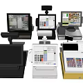 Commercial Equipment POS Systems Cash Registers for Retail Business with Touchscreen and Efficient Operation