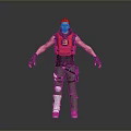 Man Wearing Red Vest with Number 3 Black Sleeveless Top Green Pants White Knee Pads
