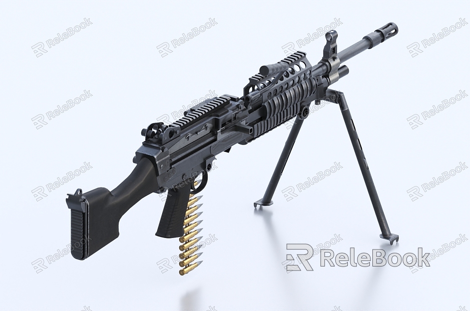 Machine Gun Machine Gun M60 Heavy Machine Gun Firearms Firearms Light Machine Gun model