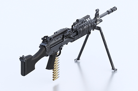 Machine Gun Machine Gun M60 Heavy Machine Gun Firearms Light Machine Gun 3d model