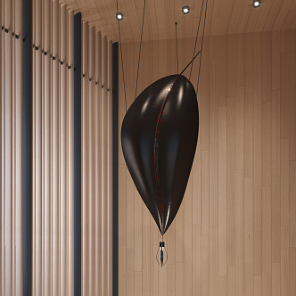 Modern pendant leaf device 3d model