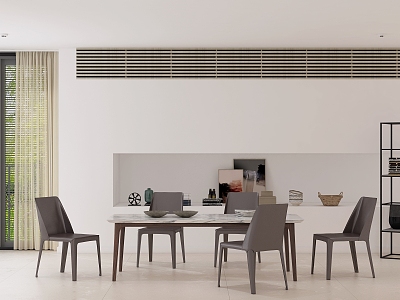 modern dining table and chair model