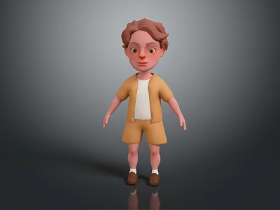 Children Baby Cartoon Children Boy Little Boy Cartoon Boy 3d model