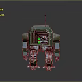 Robot Assistant Small Robot Butler Robot Butler Figure Game Figure 3d model