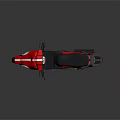 Red Electric Scooter With Black Seat Red Wheels E GO Logo And Modern Design