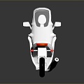 Scooter Motorcycle Two-wheeled Motocross Motorcycle Road Race Motorcycle Motor Vehicle 3d model