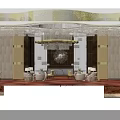 Luxurious Elegant Lobby Lounge Interior Decor With Crystal Chandeliers Gold Accents And Comfortable Seating