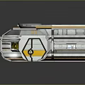 Sci-fi Corridor Sci-fi Capsule Space Capsule Hibernation Cabin Freezing Cabin Rest Cabin Rest Capsule 3d model