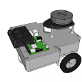 micro robot 3d model