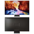 Sleek Modern TV With 75 65 55 Inch Sizes And Vibrant Canyon River
