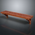 Durable Wooden Bench Crafted Using Premium Hardware Tools For Home Use 3d model