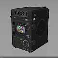 Sony Professional Electronic Device With LCD Screen Interface Ports And Control Knobs