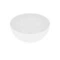 White Round Washbasin With Minimalist Design And Smooth Surface For Bathroom