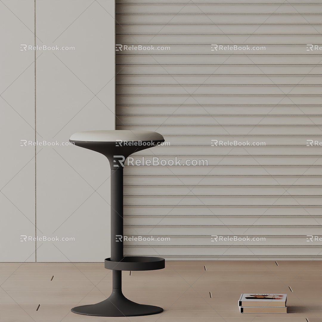 Modern Bar Chair 3d model