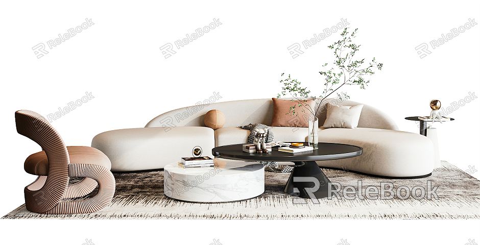 Modern Sofa Coffee Table Combination Sofa Coffee Table model